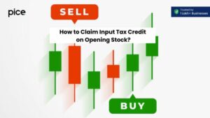 input tax credit on opening stock